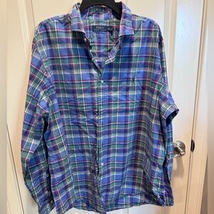 Ralph Lauren Men's Multicolor Plaid Button Down Shirt